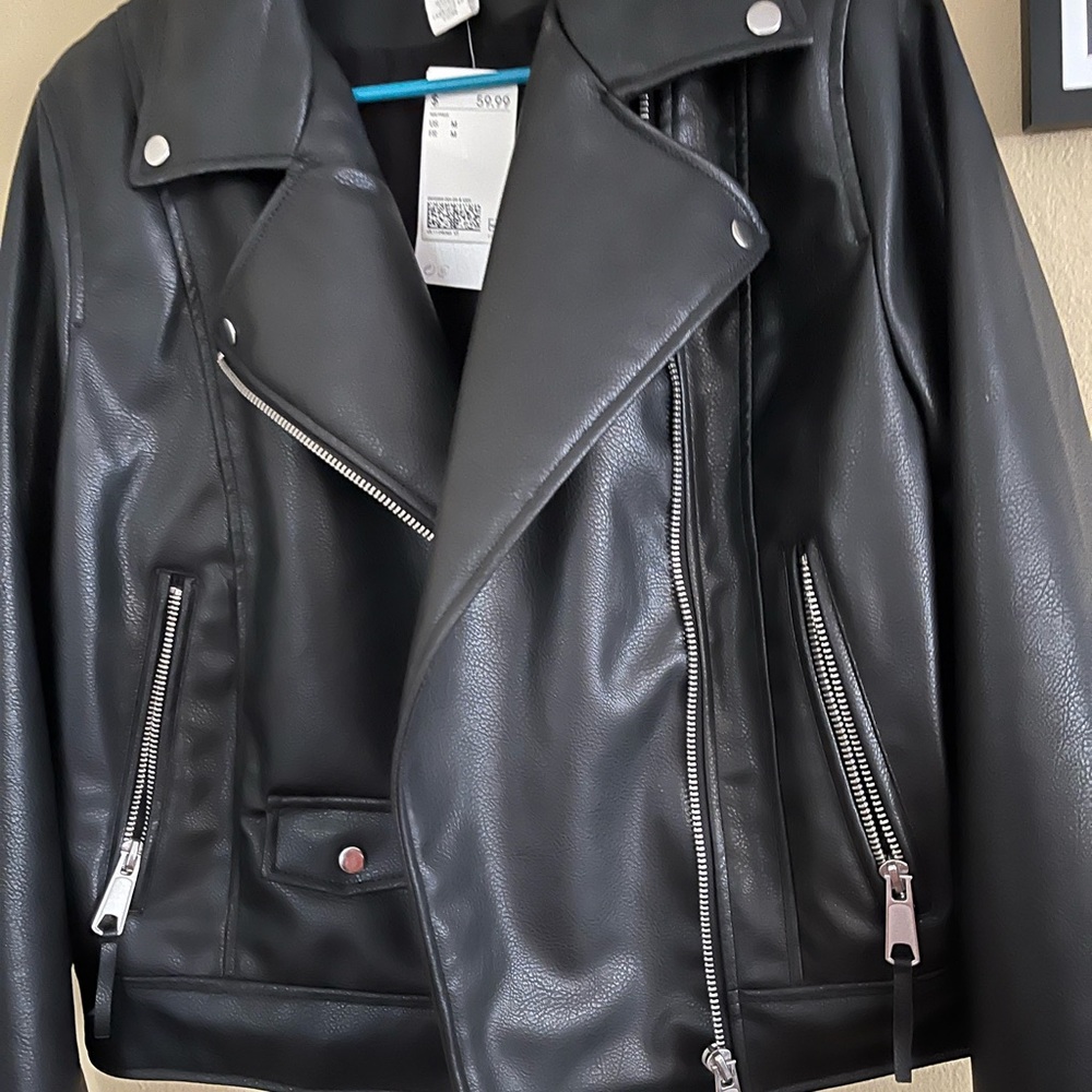Pleather Moto jacket